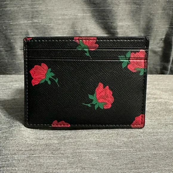 Kate Spade Madison Card Case in Rose Toss - Picture 2 of 4